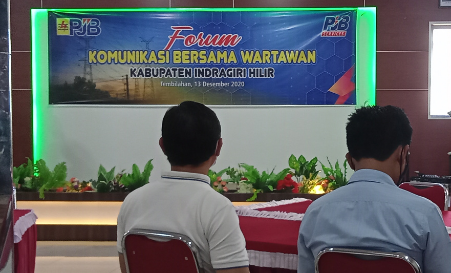 PLTU Tembilahan Gelar Forum Komunikasi bersama Wartawan