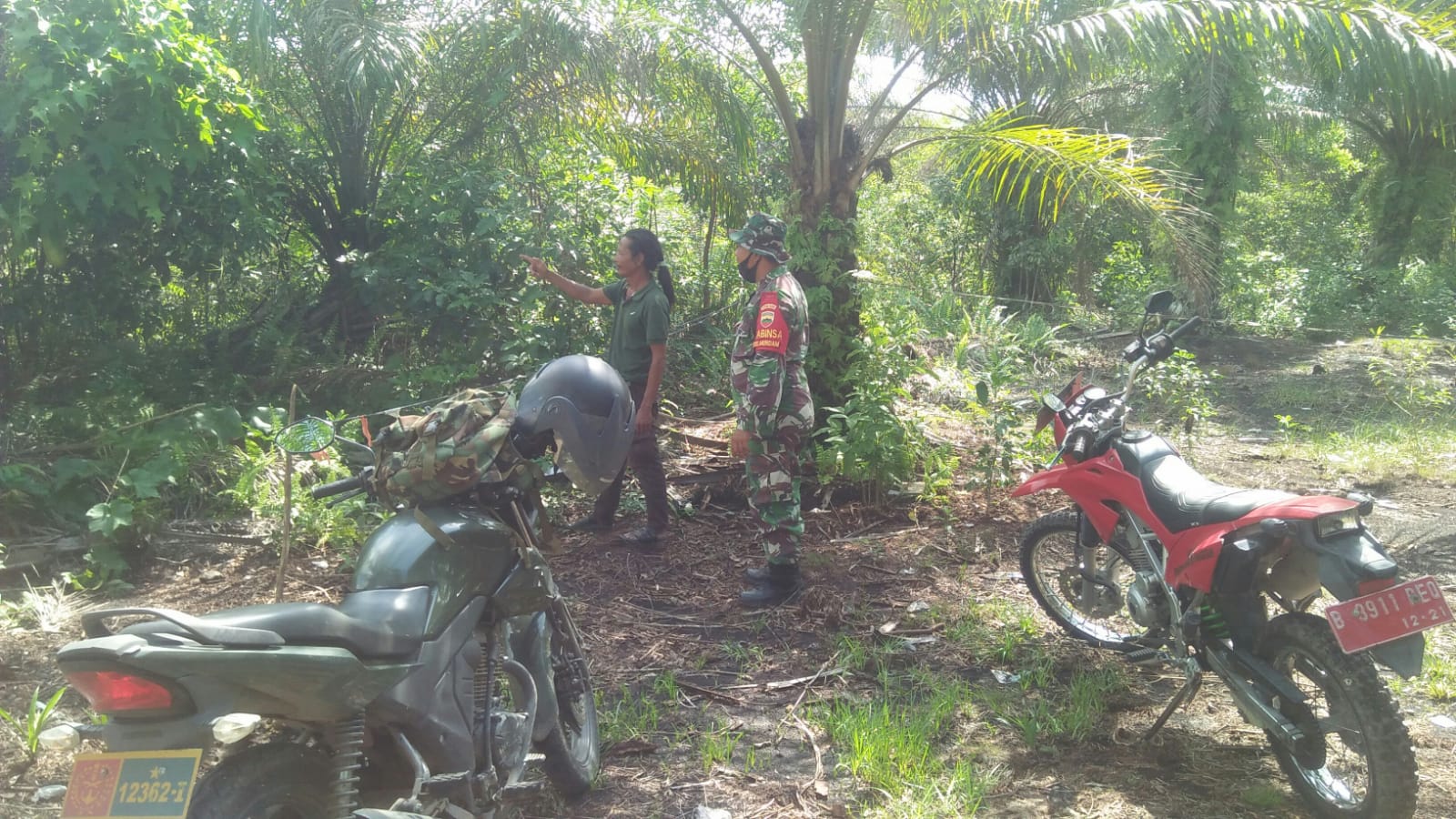 Serda Cerza Katno Bersama Masyarakat Melaksanakan Patroli Cegah Karhutla