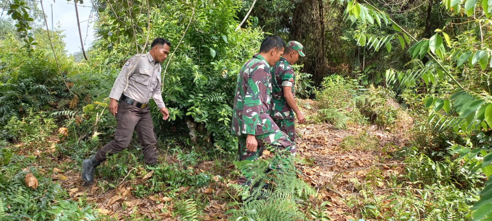 Giat Upaya Babinsa Koramil 06 Merbau Dalam Mencegah Karhutla