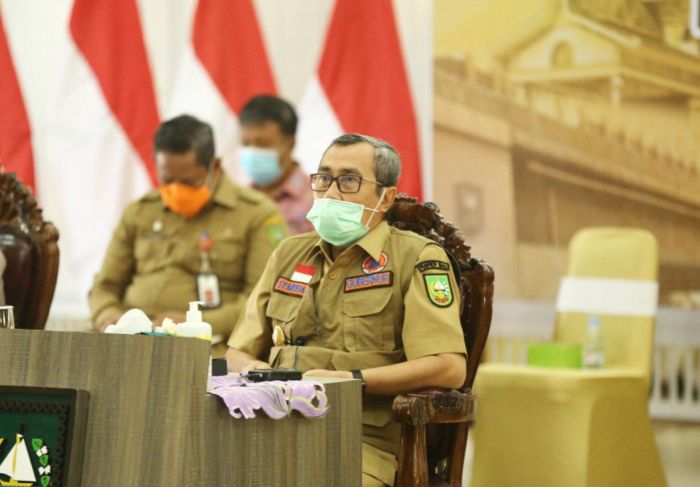 Gubernur Riau Minta Semua OPD Aktif Dalam Kampanye dan Antisipasi Covid-19
