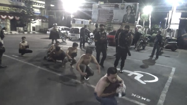Balap Liar di Makassar di Bubarkan Polisi, 7 Orang Diamankan
