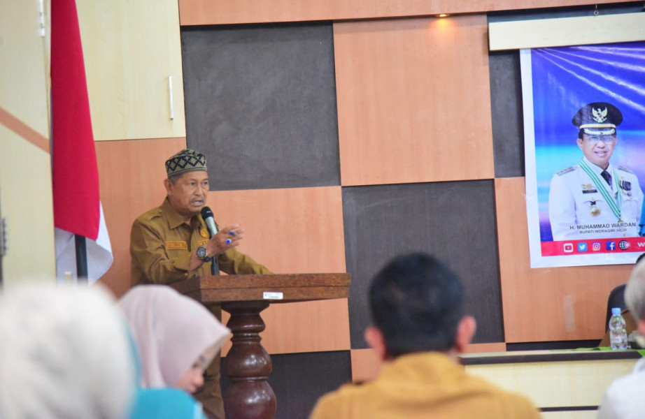 Ketua TPPS Inhil H Syamsuddin Uti Himbau Genre Inhil Menjadi Promotor Remaja Dalam Upaya Pencegahan Stunting