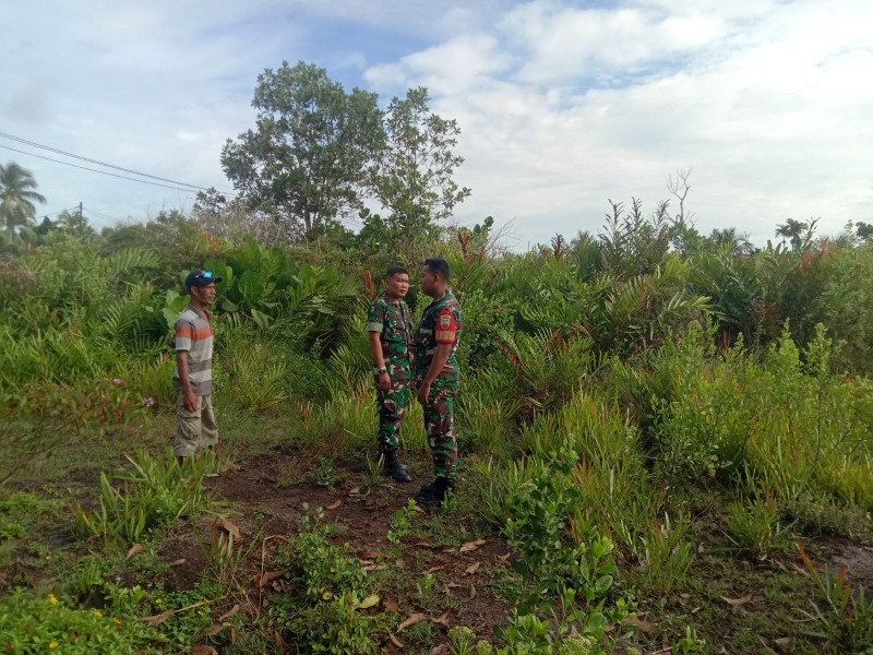 Giat Patroli Rutin Cegah Karhutla Oleh Personil Koramil 06 Merbau