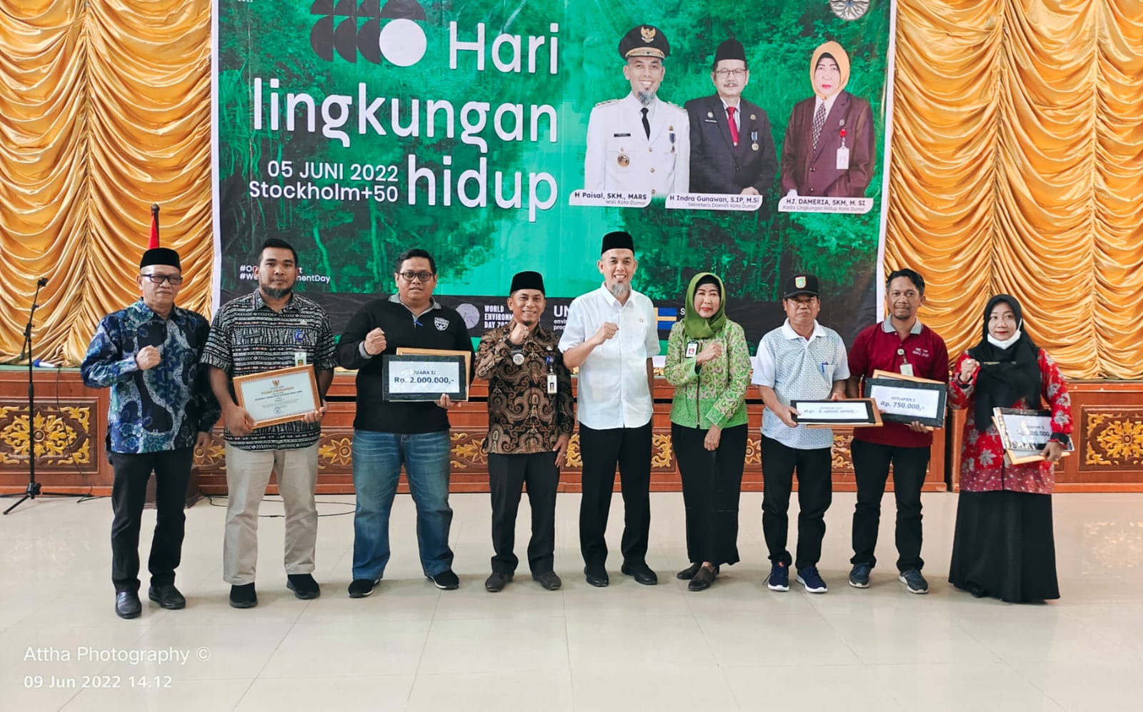 Sempena Hari Lingkungan Hidup, Kelurahan Tanjung Palas Raih Juara Pertama