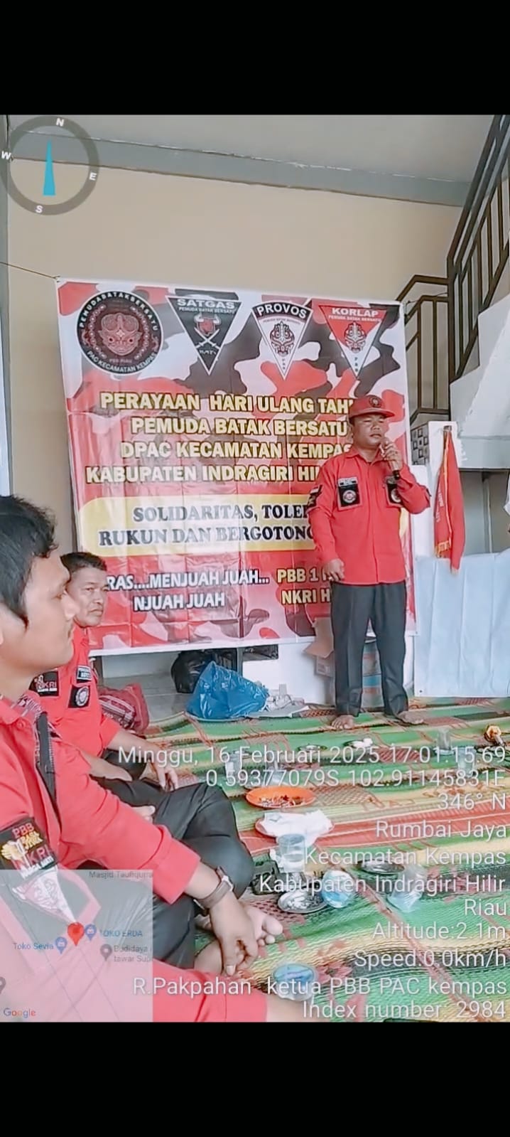 HUT Ke I PAC PBB Kecamatan Kempas Berjalan Meriah