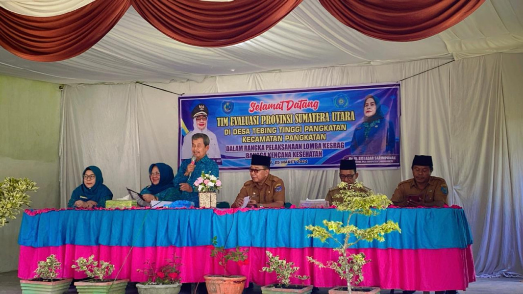 Plt. Bupati Labuhanbatu, Sambut Tim Evaluasi PKK Provinsi Sumatera Utara