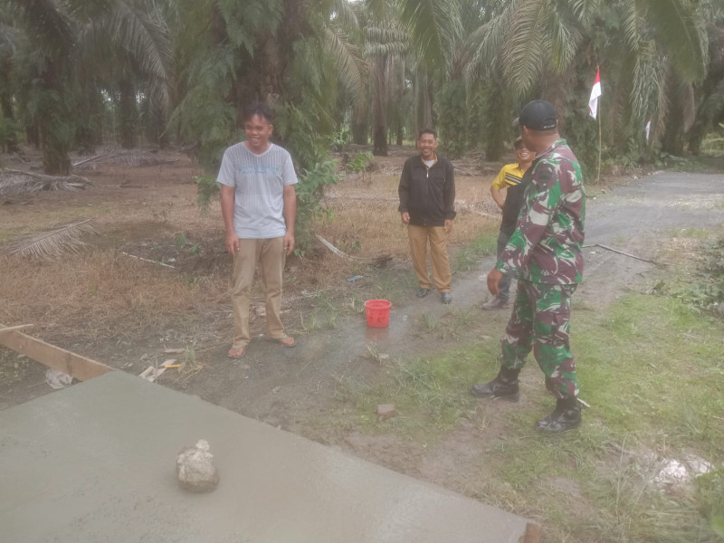 Pengecekan Giat Semenisasi Dilakukan Oleh Sertu Afnal