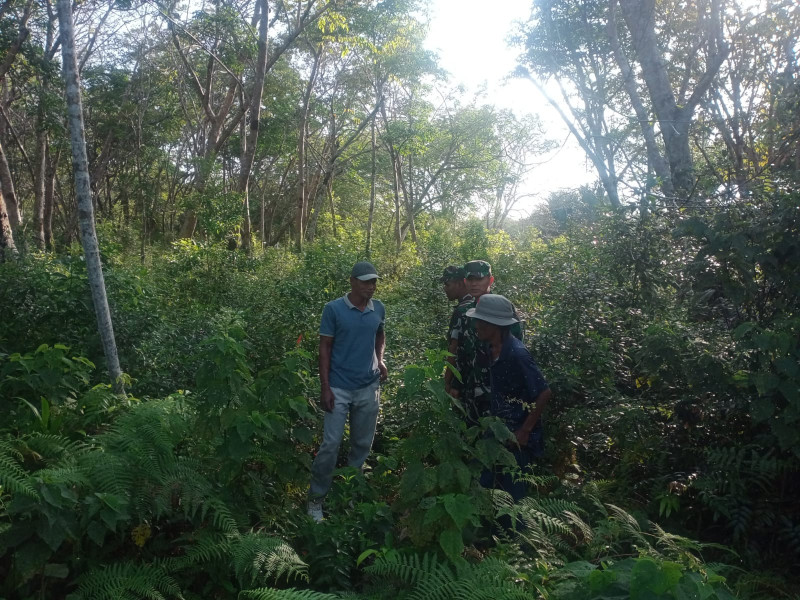 Semangat Jaga Wilayah Dari Karhutla, Babinsa Laksanakan Patroli