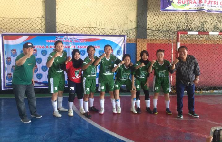 Tim Futsal Putri DPC PKB Labuhanbatu Ikuti Turnamen CNA CUP Tahun 2022