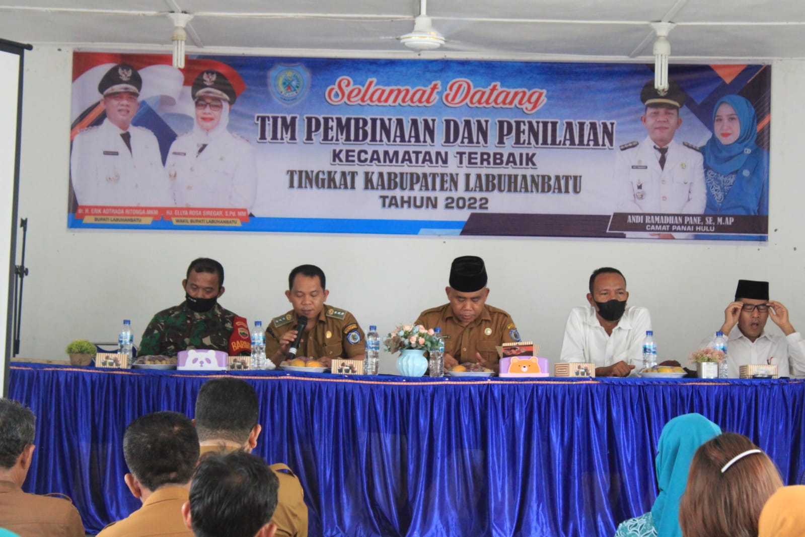 Tim 2 Pembinaan dan Penilaian Kecamatan Kunjungi Kecamatan Panai Hulu