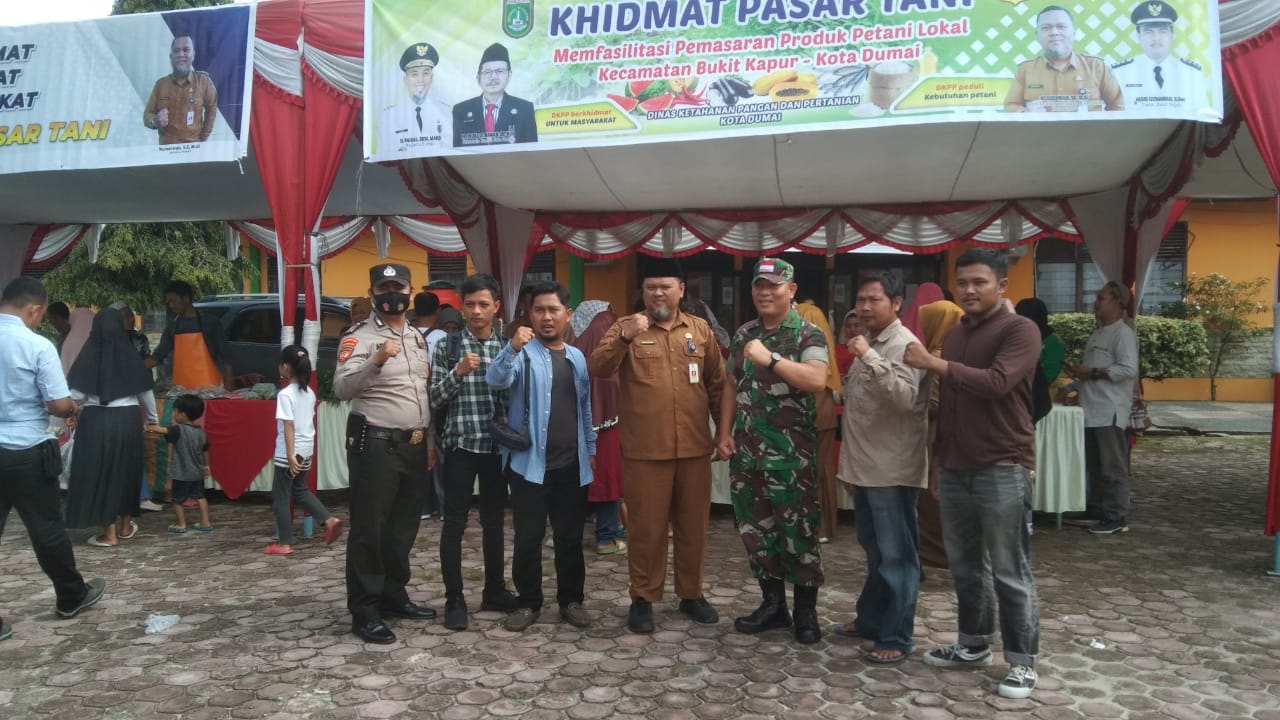 Kapten Arh M.I Daulay Hadiri Kegiatan Pelaksanaan Pasar Tani