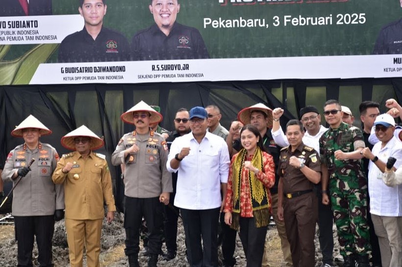 Fokus Swasembada Pangan, Wakil Ketua DPRD Pekanbaru Motivasi Pemuda Tani Riau