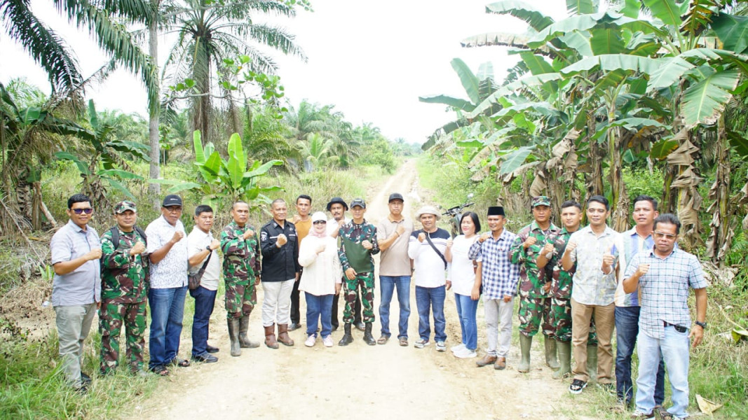 Plt. Bupati Bersama Dandim 0209/LB Tinjau Lokasi TMMD di Desa Selat Beting