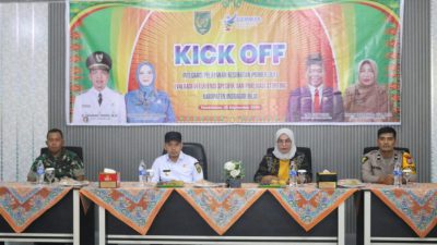 Peluncuran Program Integrasi Layanan Kesehatan Primer di Kabupaten Indragiri Hilir