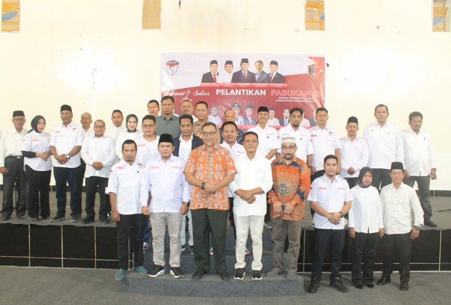 Pasukan 08 Inhil Resmi Dilantik, Programnya Fokus pada Penguatan Rakyat dan Transformasi Digital