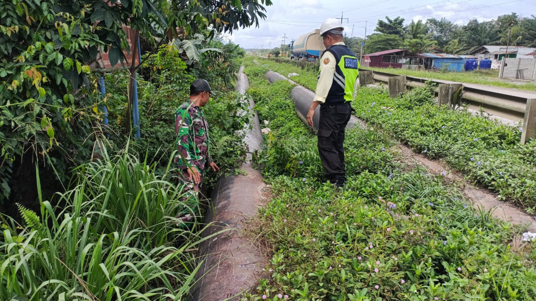 Binter Dalam Rangka Penguatan Teritorial dan Jaga Jalur Pipa Minyak Oleh Serda M Andi Darmawan