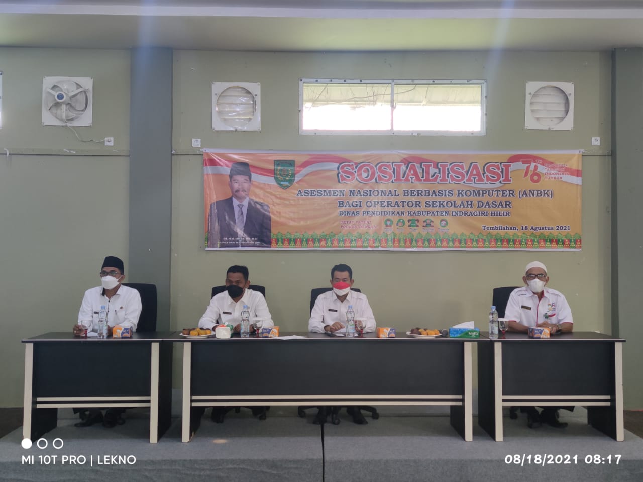 Disdik Inhil Sosialisasikan Asesmen Nasional Berbasis Komputer