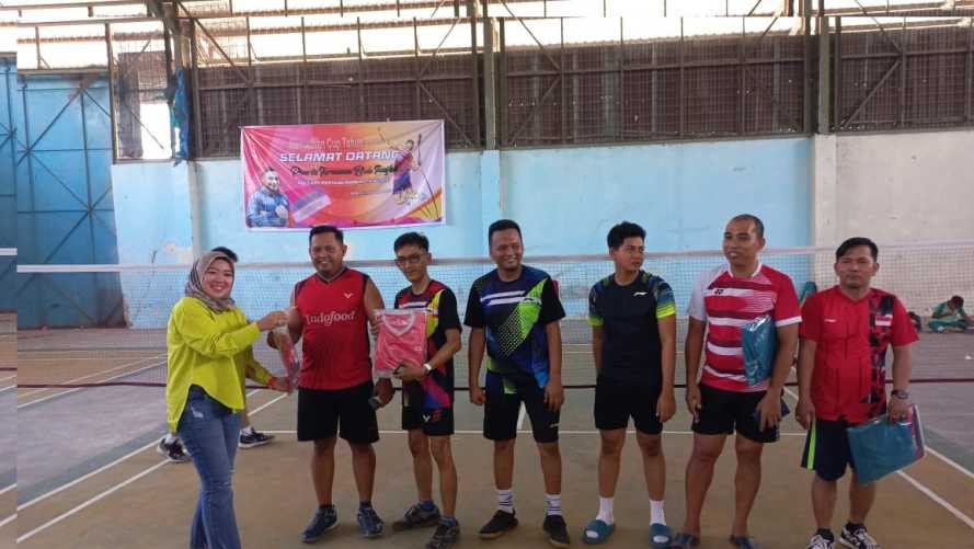 Kadishub Buka Turnamen Badminton Ramadhan Cup 2023 Antar Dishub Kota Dumai
