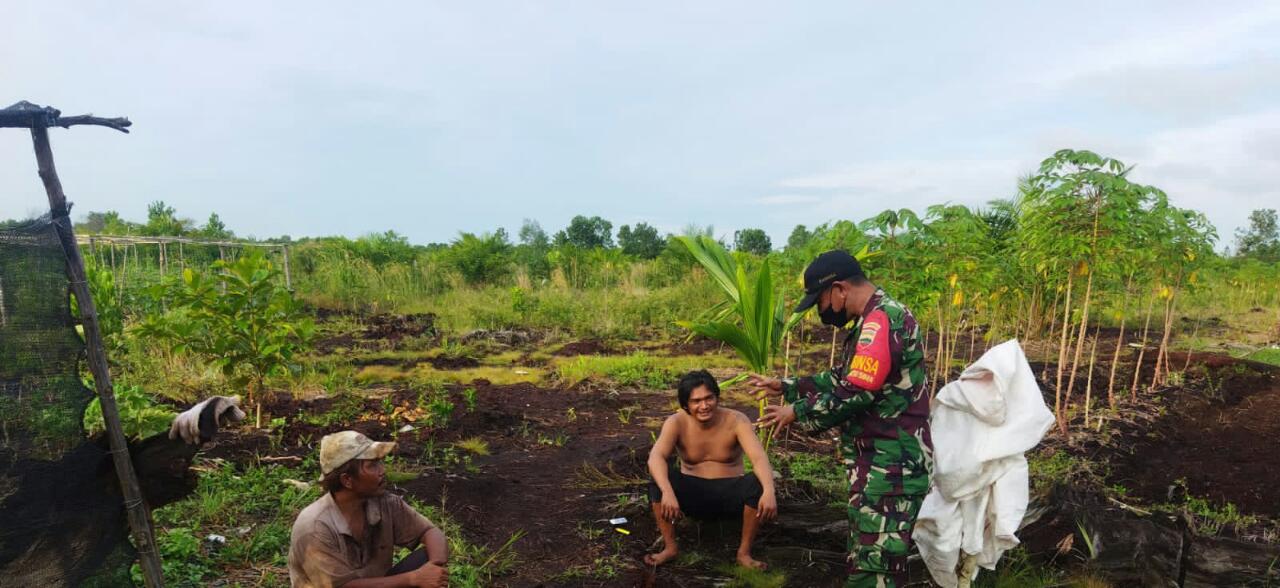 Cegah Karhutla, Sertu Abu Kasim Himbau ke Masyarakat Tentang Hal ini