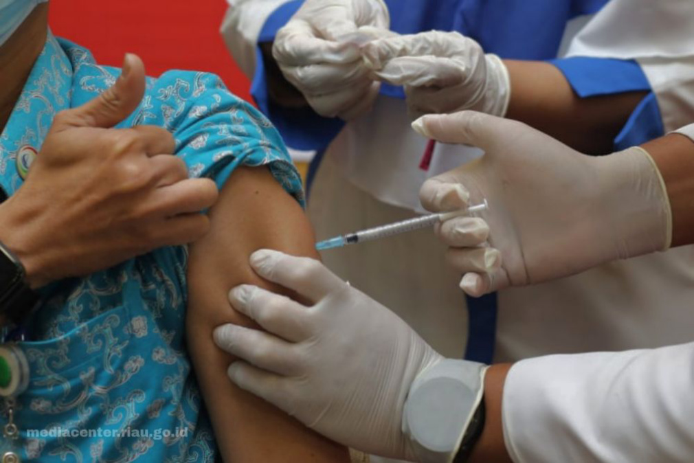 Persentase Vaksinasi di Riau: Pekanbaru Tertinggi, Inhil Terendah