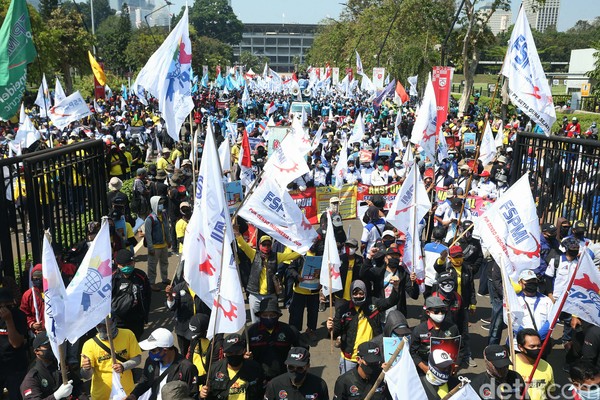 Rekayasa Lalu Lintas yang Disiapkan untuk Mengantisipasi Demo Buruh