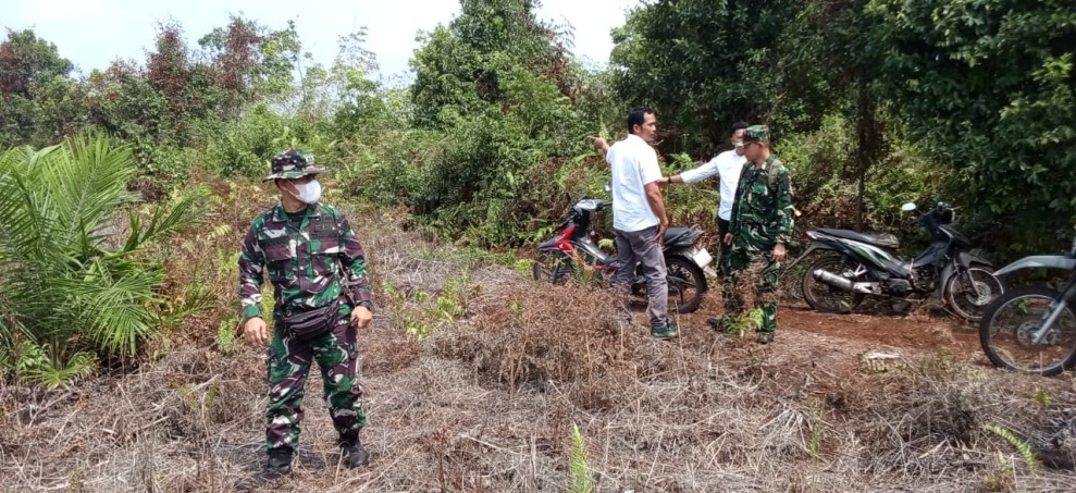 Mabes TNI Ingatkan Dampak Luas Karhutla, Warga Sungai Tengah Diajak Jaga Lingkungan