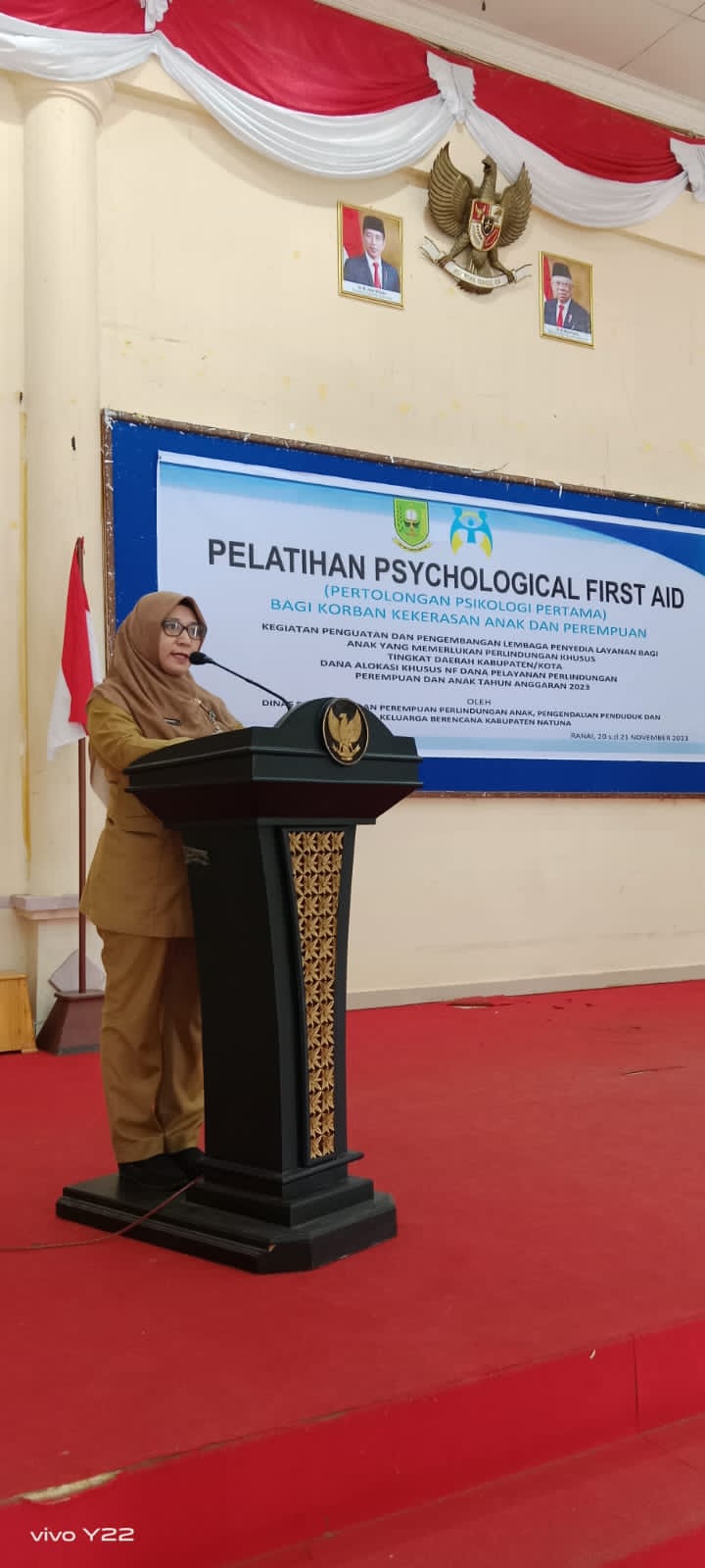 Bupati Natuna Yang Di Wakili Asisten I Hadiri Pelatihan Psychological First Aid