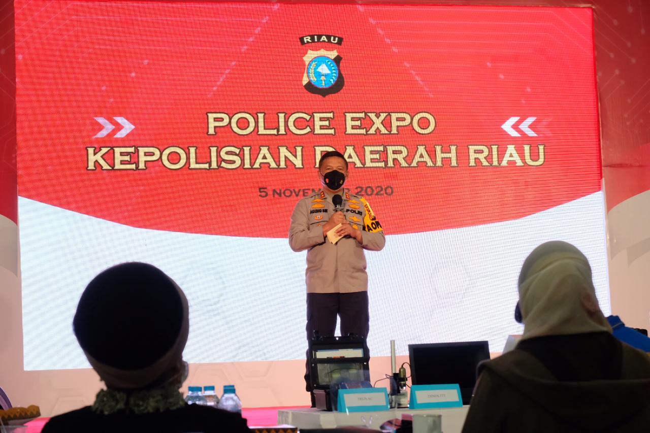 Gelar Police Expo, Kapolda: Saya Ingin Lindungi Riau dari Segala Tindak Kejahatan