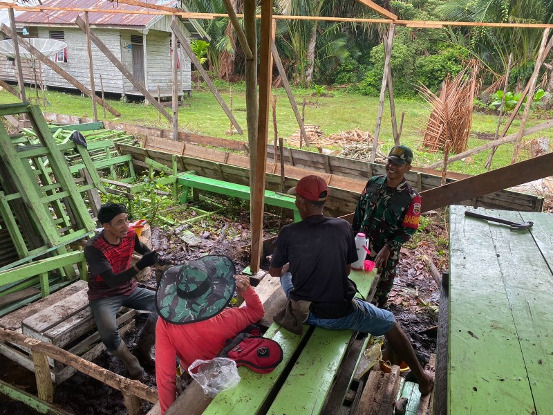 Komsos Babinsa, Langkah Nyata Menjaga Nilai Pancasila di Teluk Belitung