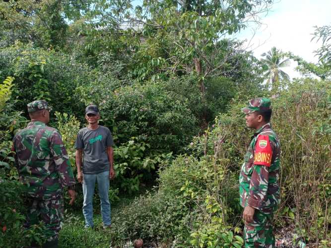 Giat Cegah Karhutla Oleh Serda Ansari