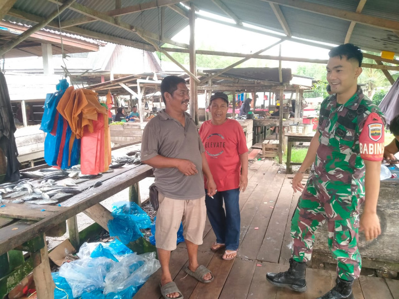 Babinsa Koramil 06/Merbau Tekankan Terkait Bahaya Narkoba di Kampung Pancasila
