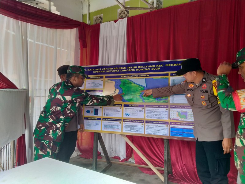Sinergitas Kodim 0303/Bengkalis Guna Memastikan Kelancaran Mudik di Pos PAM