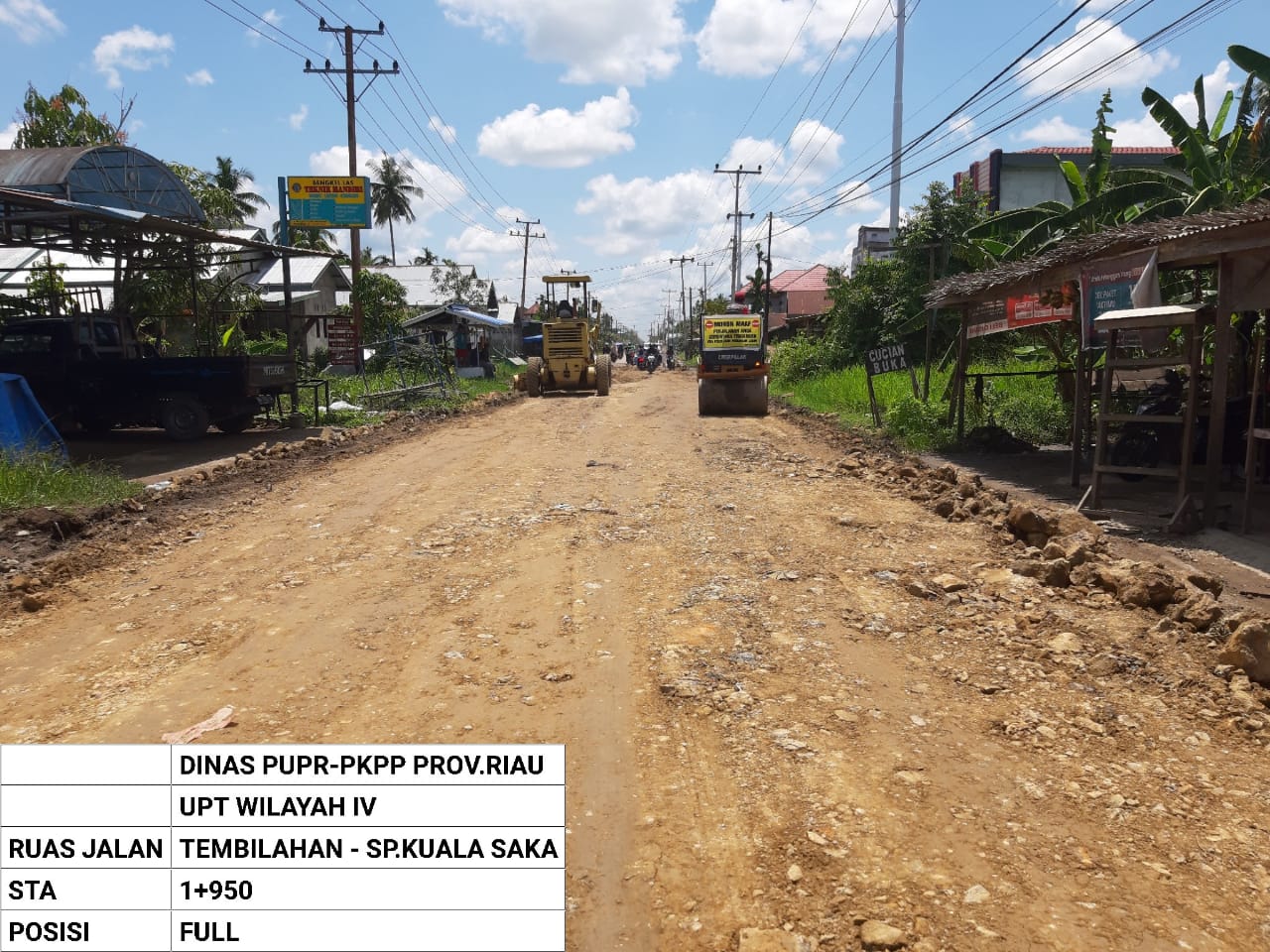 Penimbunan Ruas Jalan Sungai Beringin Dimulai