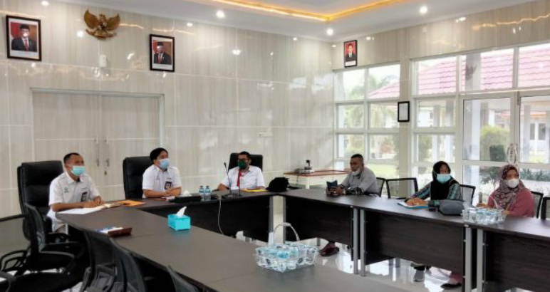 Kepala Disdagtri Inhil Kunjungi Kantor BPPSI Pekanbaru