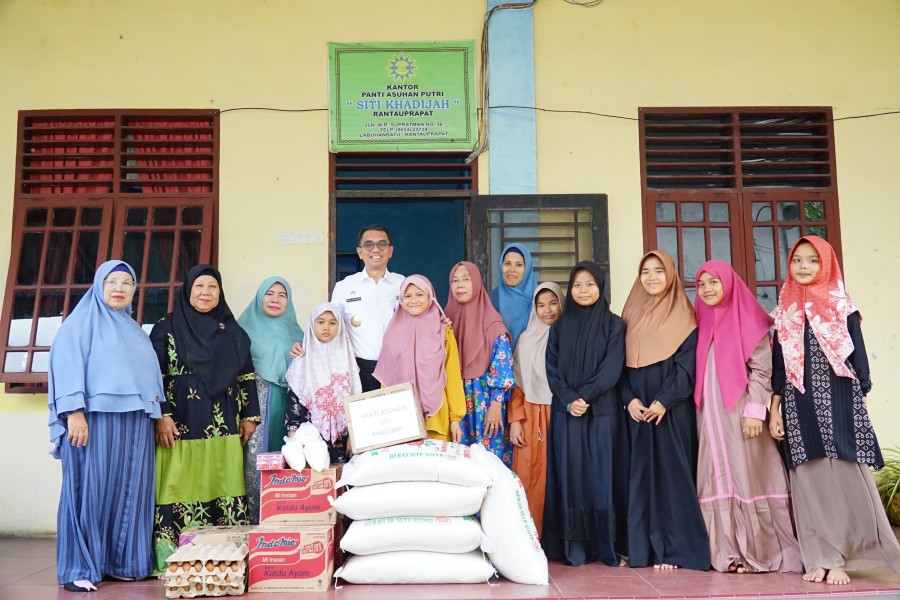 Hari Jadi Kabupaten Labuhanbatu ke 79, Pemkab Lakukan Anjangsana ke Panti Asuhan di Kecamatan Ratu Dan Ransel