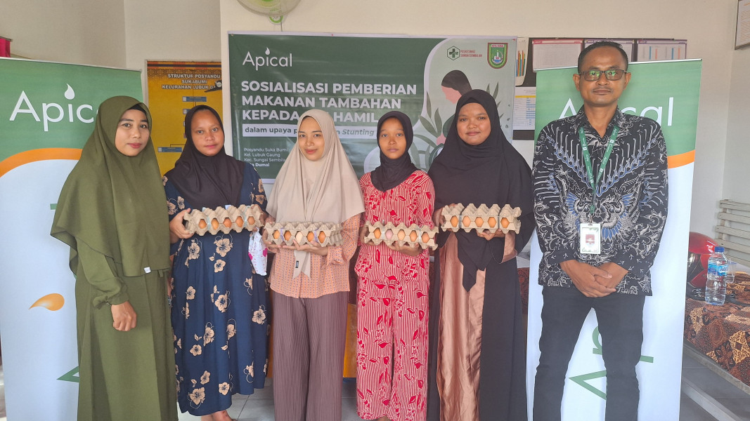 Apical Dumai Lanjutkan Program Penanggulangan Stunting Melalui Sosialisasi Pemberian Makanan Tambahan