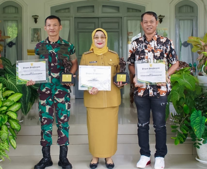 Sinergitas Pemkab Labuhanbatu dan Kodim 0209/LB di TMMD ke 120 Hasilkan Sejumlah Penghargaan