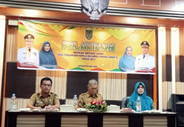 Resmi Buka Pelatihan Membuat Amplang Udang, Wabup Inhil Sebut Pelatihan ini Sangat Penting