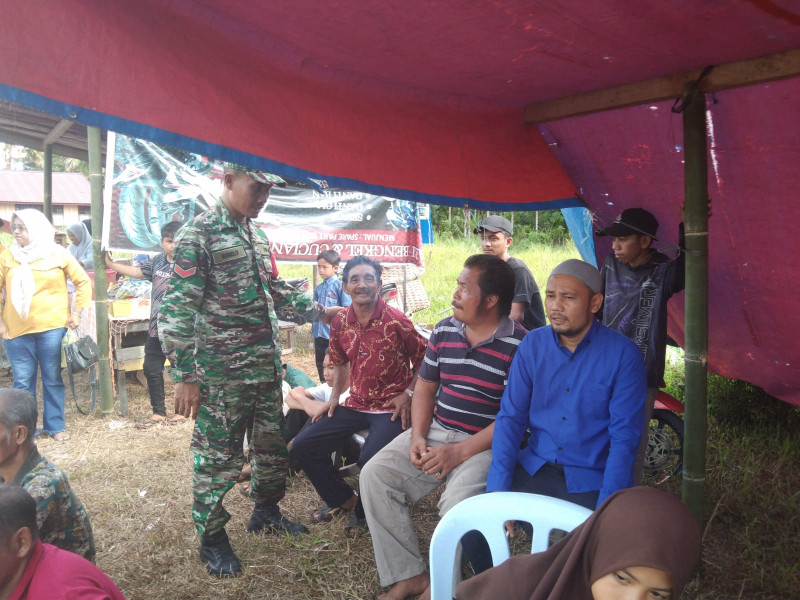 Kopda Ricko Laksanakan Komsos di Kampung Pancasila