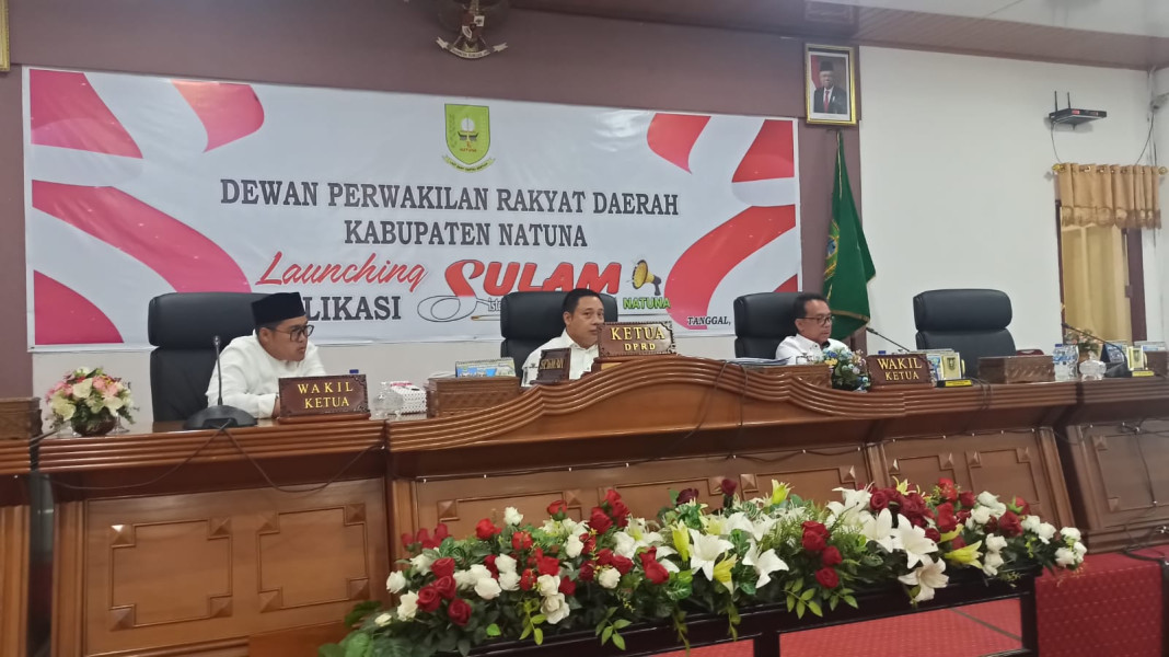 Ketua DPRD Natuna Pimpin RDP Luncurkan Aplikasi 