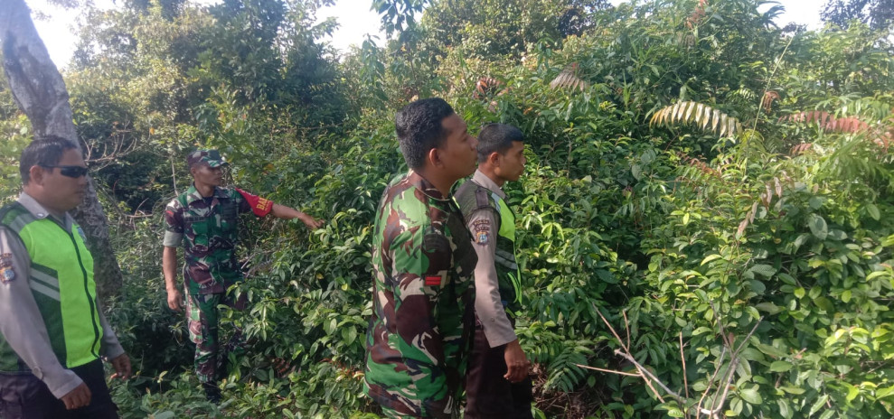 Antisipasi Karhutla Terus Dilaksanakan Oleh Babinsa Koramil 06 Merbau