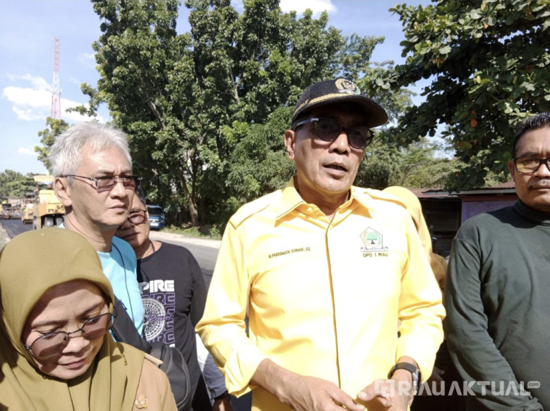 Progres Pengaspalan Jalan Pemuda Ditinjau Langsung oleh Ketua Komisi IV DPRD Riau