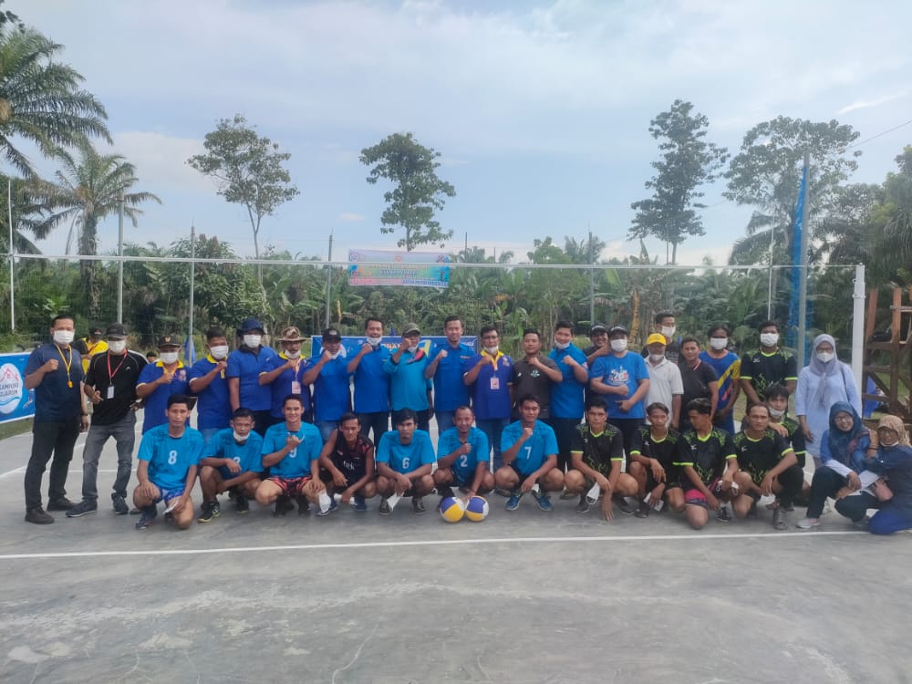 Turnamen Bola Volly Karang Taruna Desa Sei Sentosa Resmi Dibuka Pj Kepala Desa