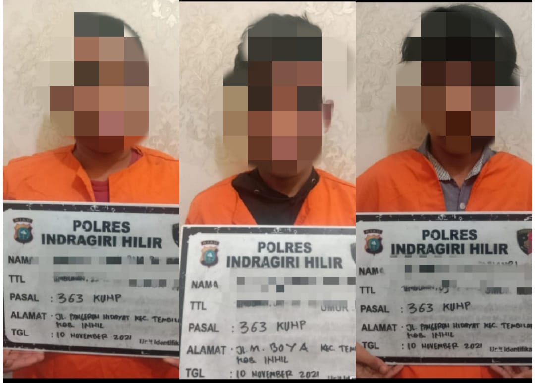 Polres Inhil Tangkap Komplotan Curanmor