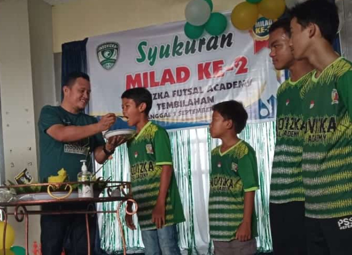 Indovizka Futsal Academy Gelar Syukuran Milad yang ke-2