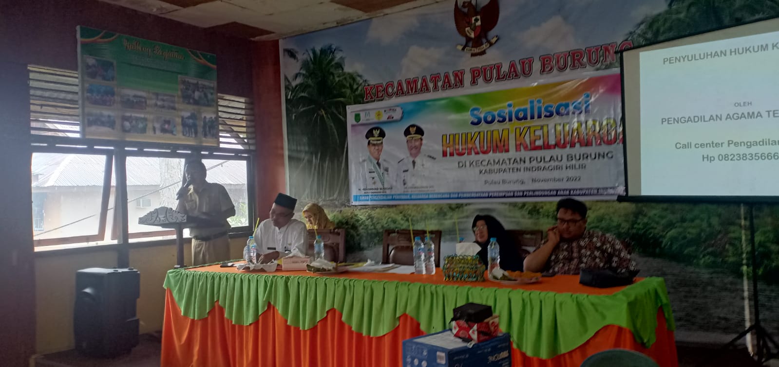 DP2KBP3A Inhil Selenggarakan Sosialisasi Hukum Keluarga di Kecamatan Pulau Burung