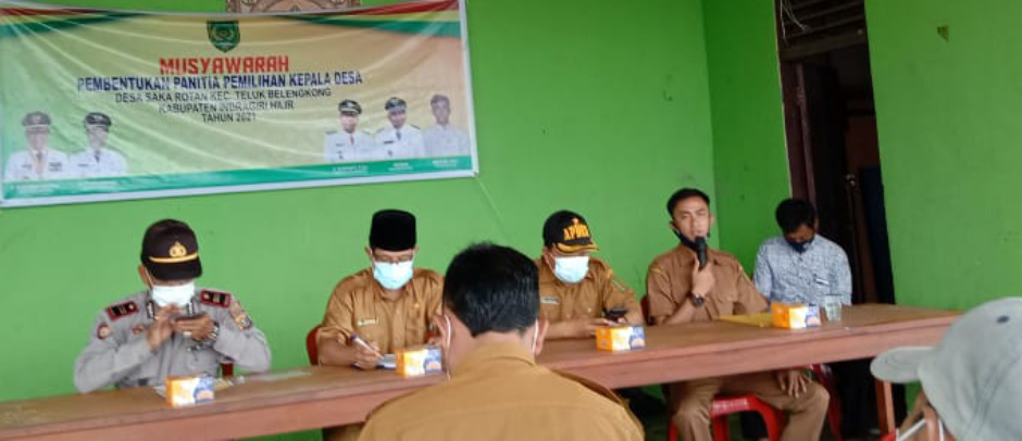 BPD Saka Rotan Kecamatan Teluk Belengkong Bentuk Panitia Pilkades