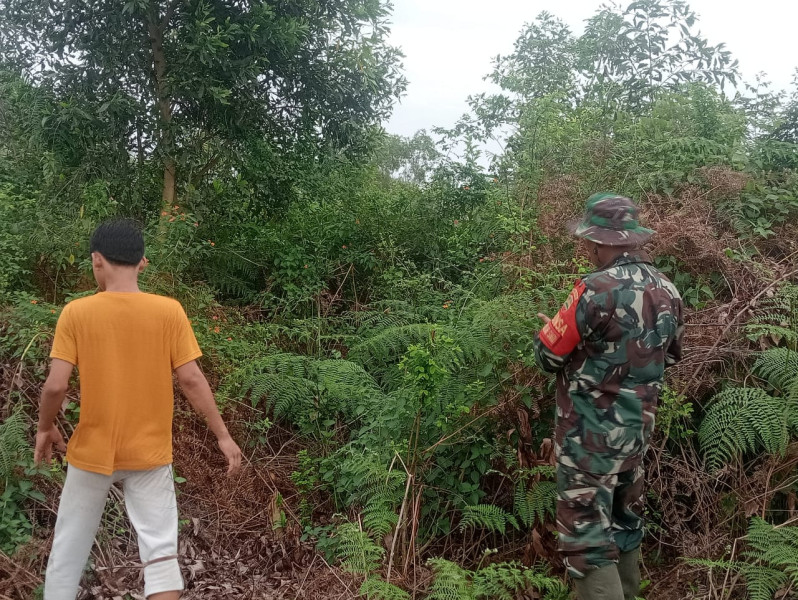 Serka Suandi Sosialisasikan Bahaya Membakar Lahan di Mekarsari
