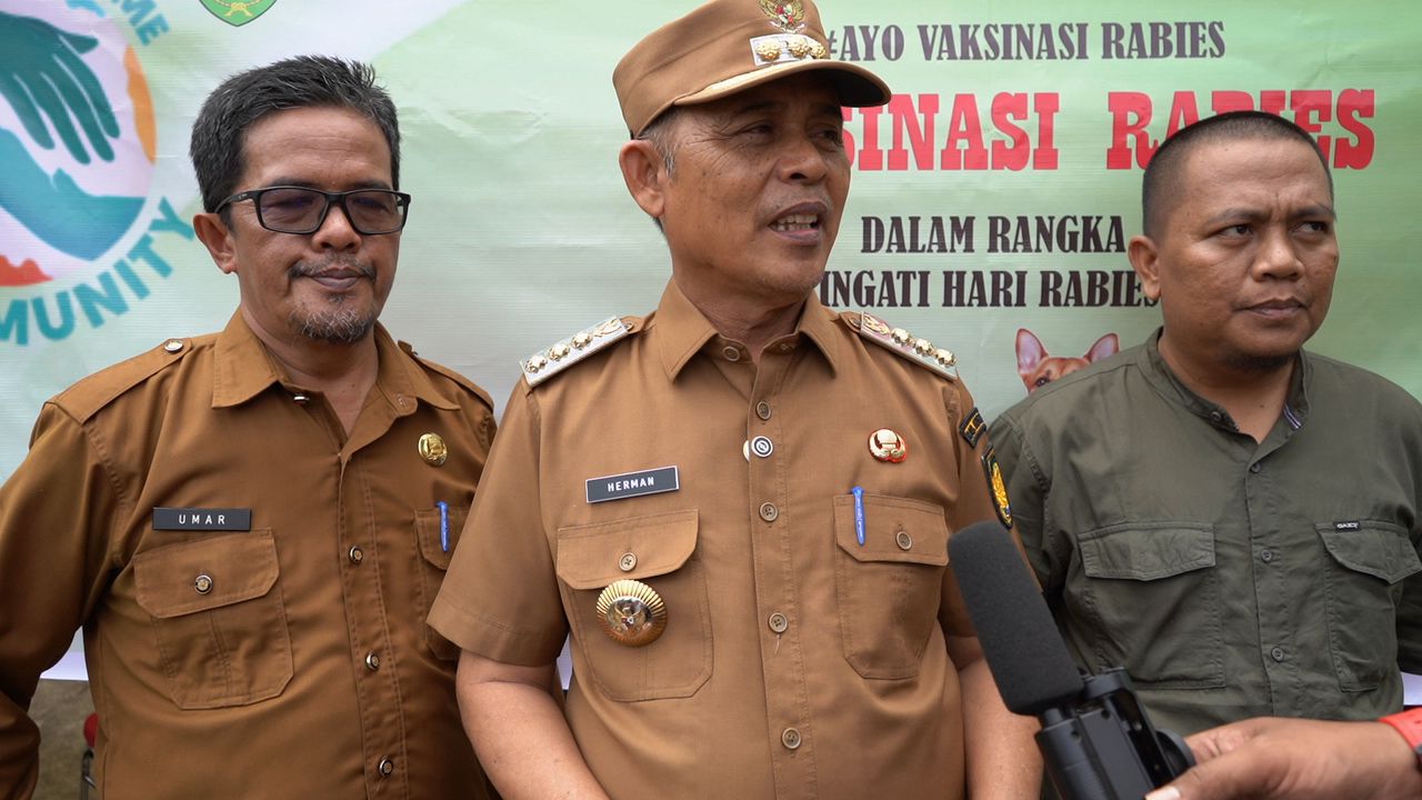 Peringati Hari Rabies Sedunia, Pemkab Inhil Gelar Vaksinasi Gratis