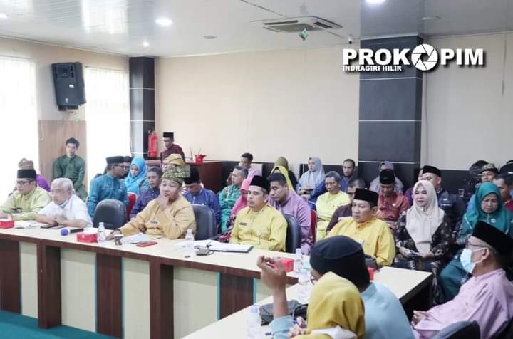 Bupati Wardan Pimpin Rapat Lanjutan Progres Persiapan Pelaksanaan HPN Provinsi Riau di Inhil